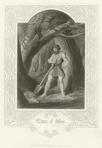 Timon of Athens, Act IV, Scene III by Joseph Kenny Meadows